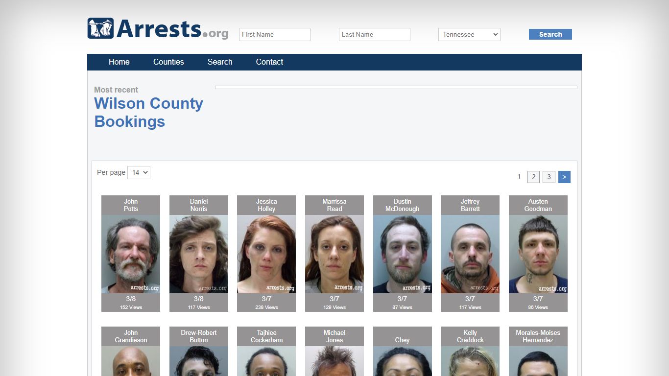 Wilson County Arrests and Inmate Search